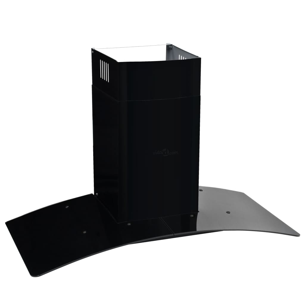 Wandafzuigkap 756 M³/U 90 Cm Roestvrij Staal Zwart