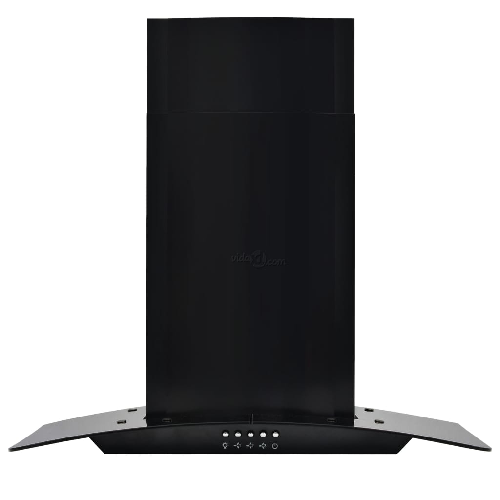 Wandafzuigkap 756 M³/U 60 Cm Roestvrij Staal Zwart