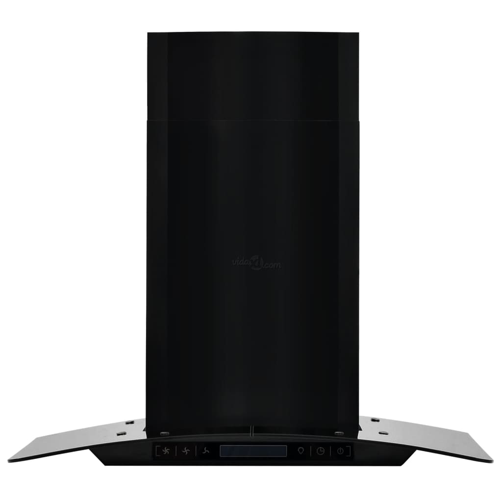 Wandafzuigkap 756 M³/U 60 Cm Roestvrij Staal Zwart