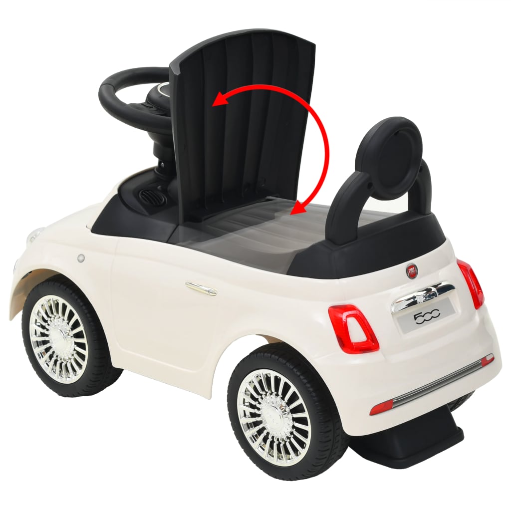 Loopauto Fiat 500 Wit