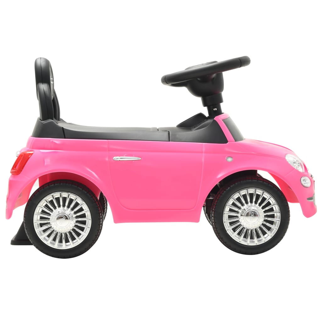Loopauto Fiat 500 Roze