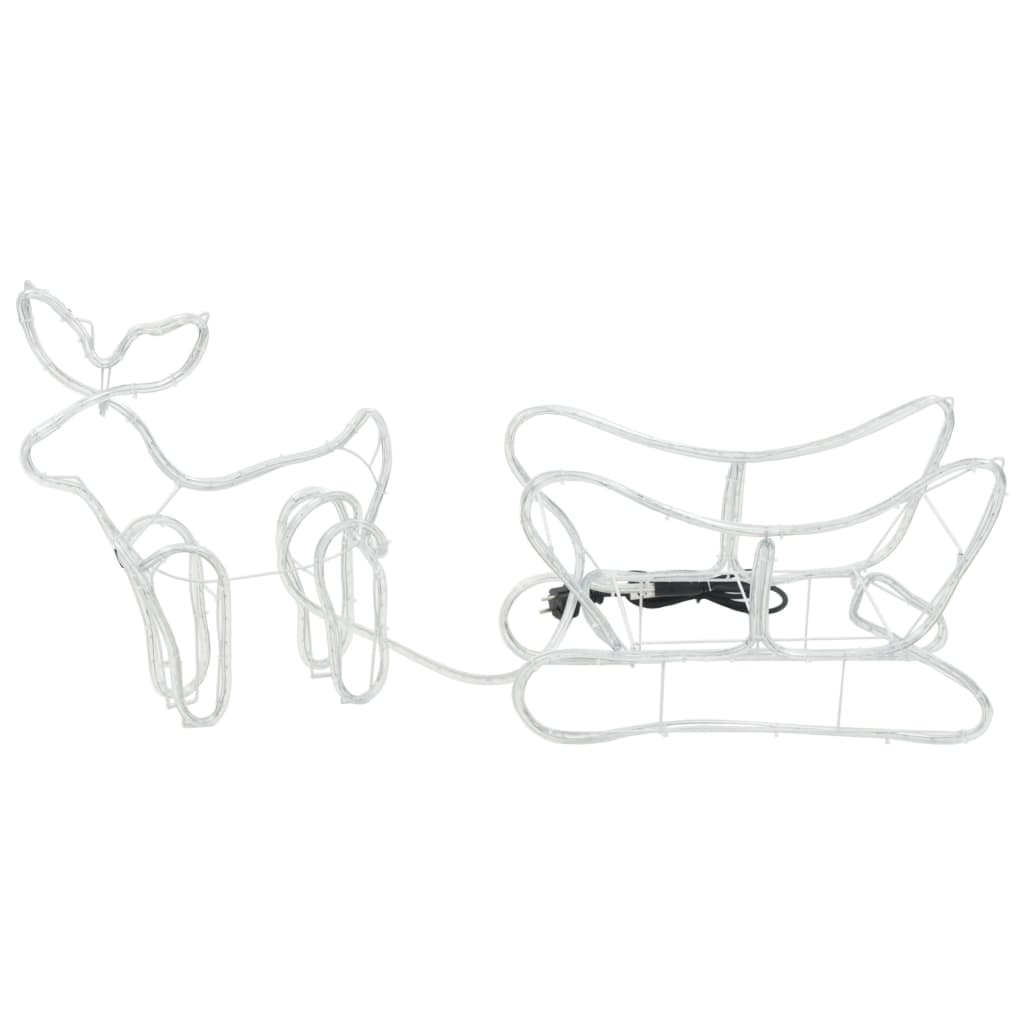 Kerstverlichting Rendier En Slee 110X24X47 Cm