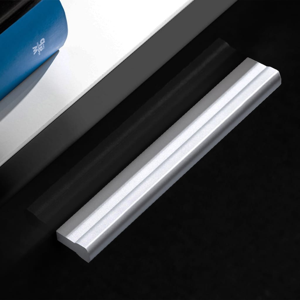 Tv-Wandmeubelset Met Led-Verlichting Hoogglans Zwart 5-Delig