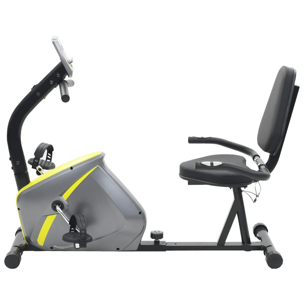 Ligfiets Hometrainer Magnetisch Met Hartslagmeter