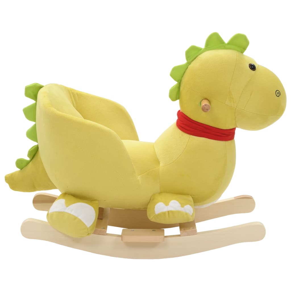 Hobbeldier Draak Met Rugleuning 60X32X53 Cm Pluche Limegroen