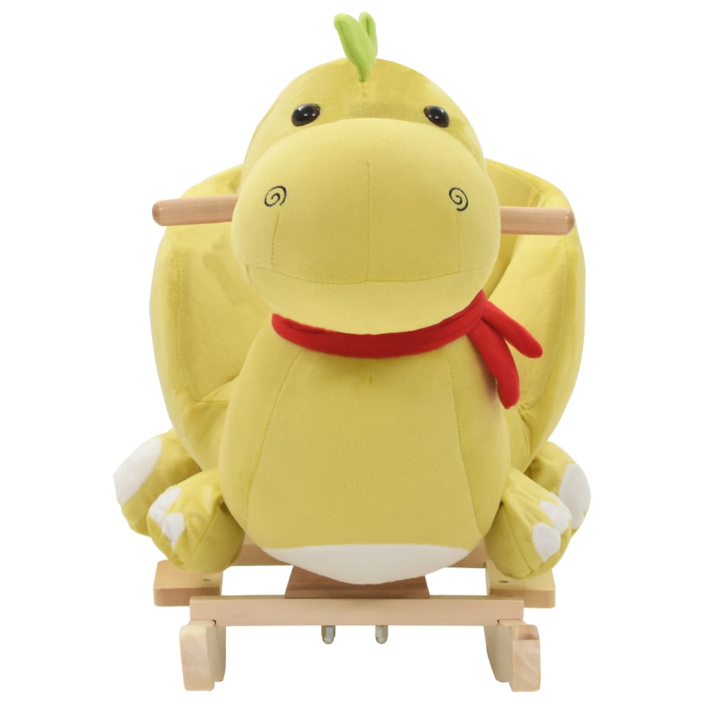 Hobbeldier Draak Met Rugleuning 60X32X53 Cm Pluche Limegroen
