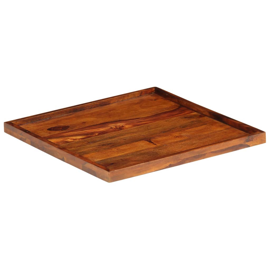 Dienblad 50X50 Cm Massief Sheeshamhout