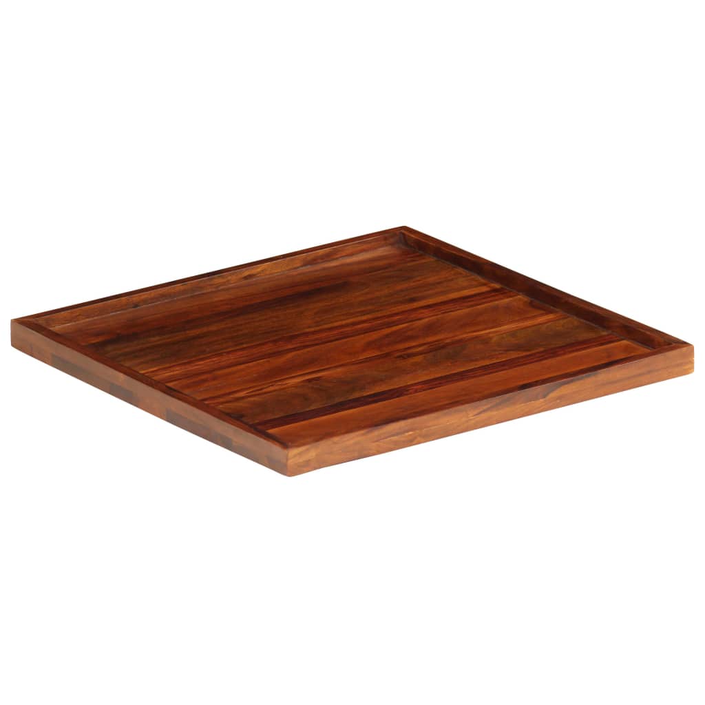 Dienblad 50X50 Cm Massief Sheeshamhout