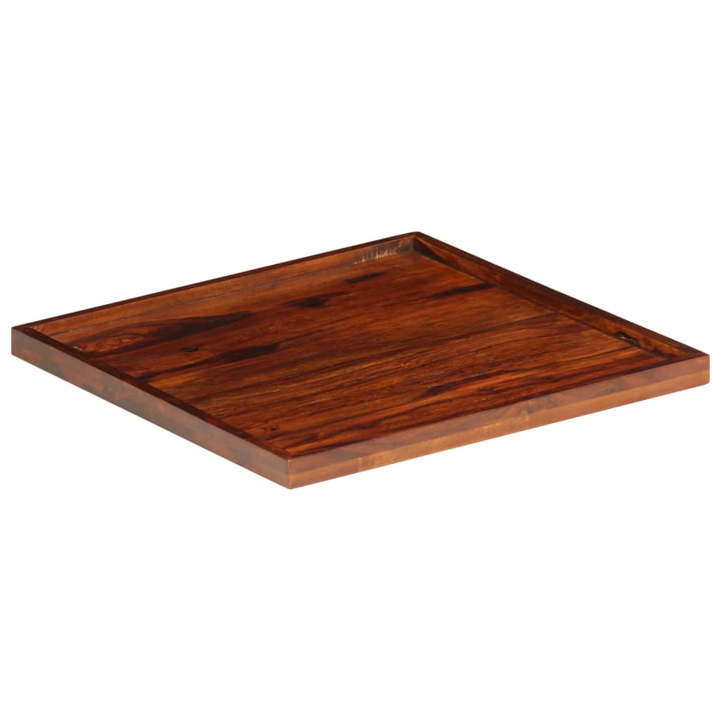 Dienblad 50X50 Cm Massief Sheeshamhout