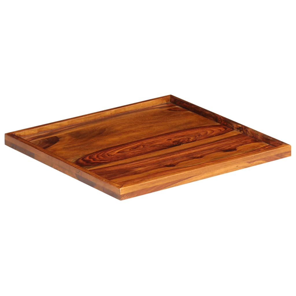 Dienblad 50X50 Cm Massief Sheeshamhout