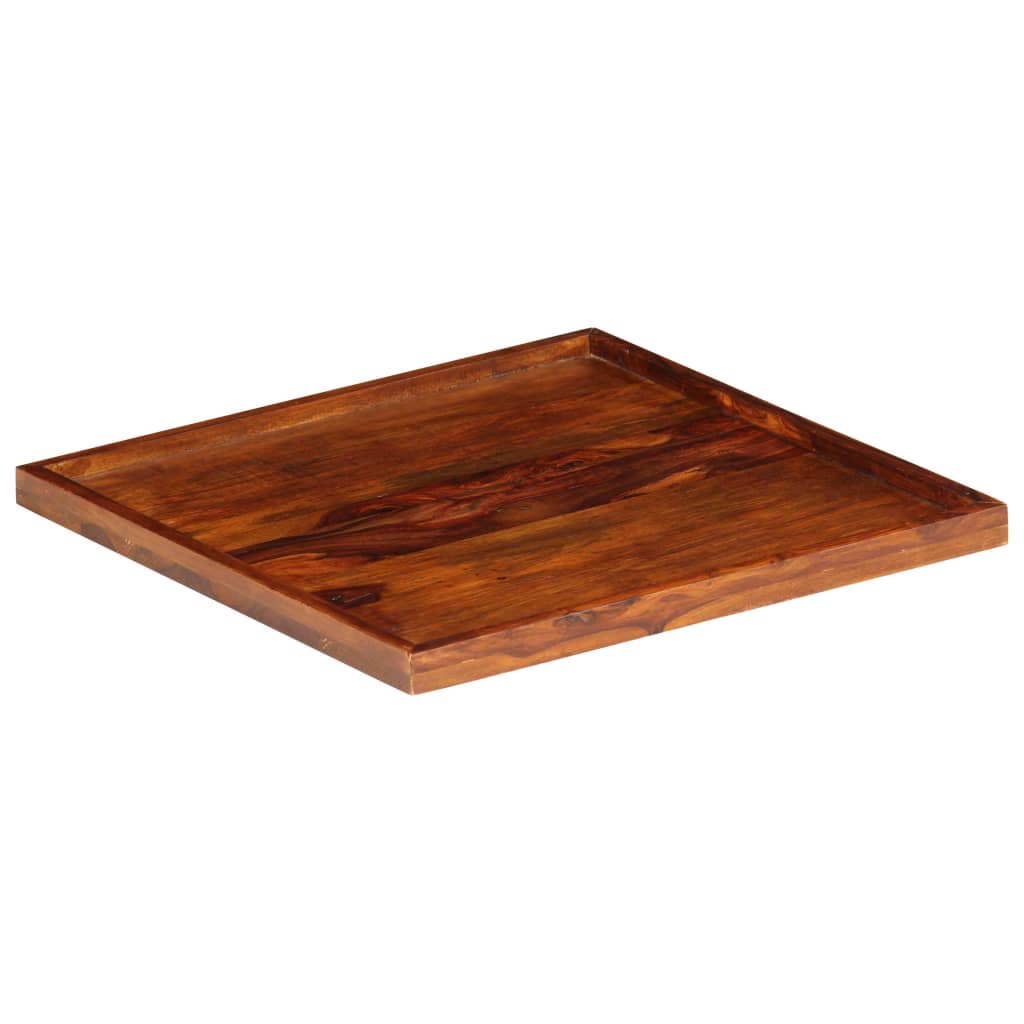 Dienblad 50X50 Cm Massief Sheeshamhout