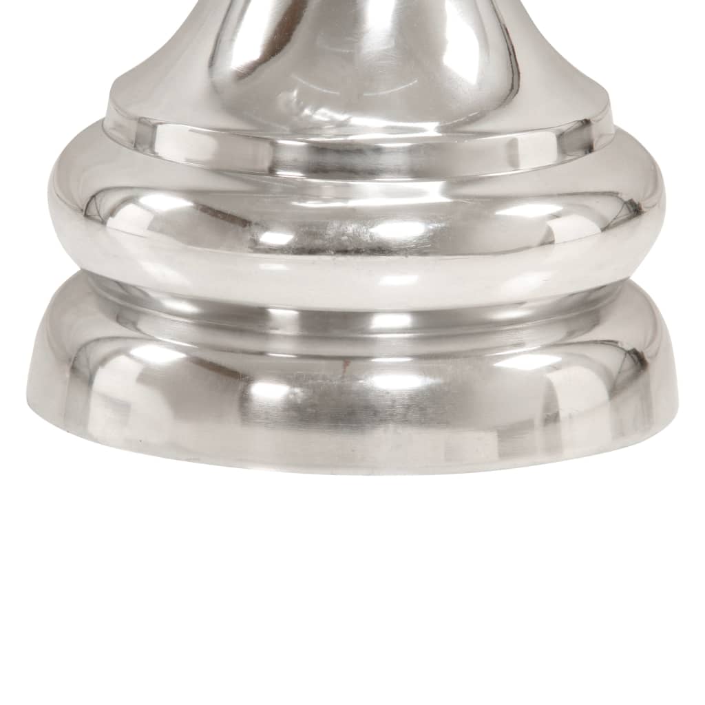 Schaakpaard Beeld 54 Cm Massief Aluminium Zilver