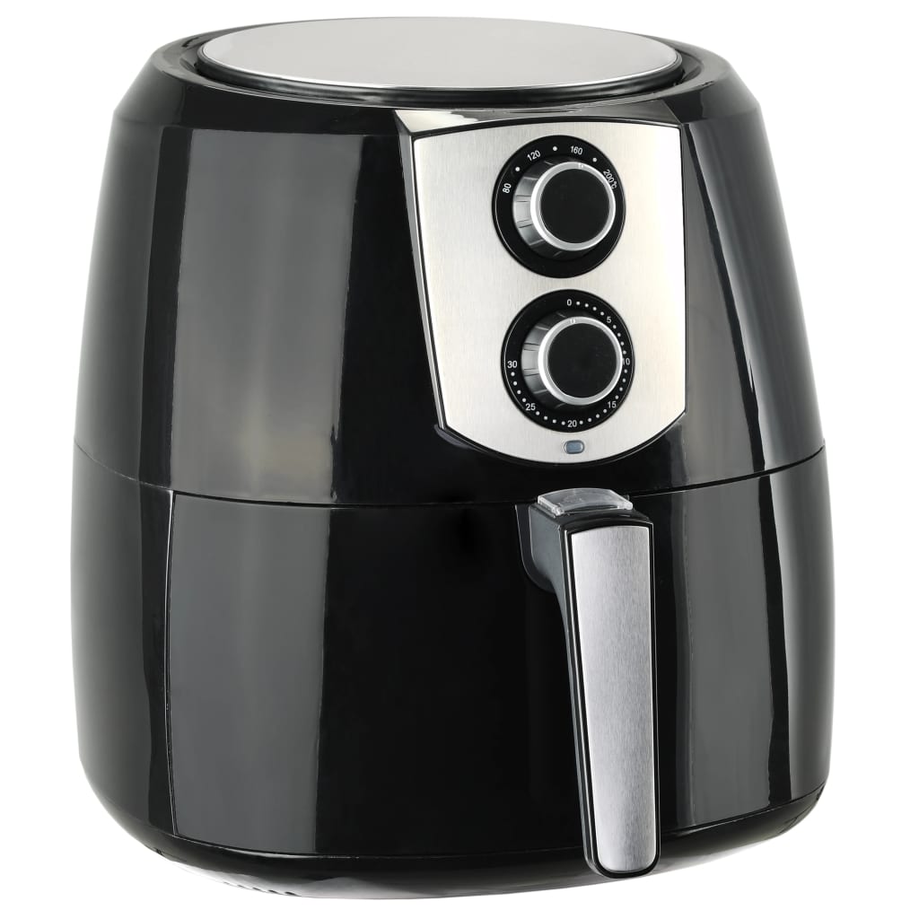 Airfryer Xxl 1800 W 7 Liter Roestvrij Staal Zwart