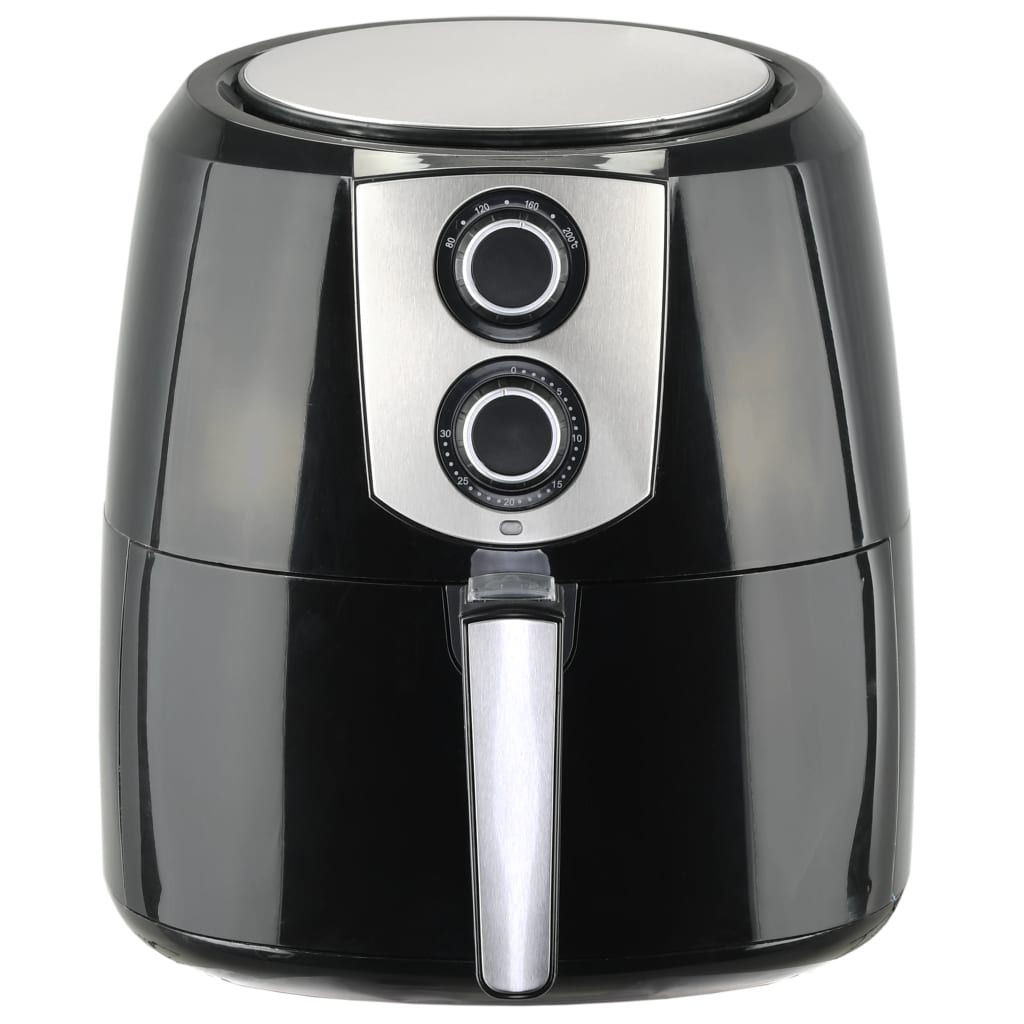Airfryer Xxl 1800 W 7 Liter Roestvrij Staal Zwart