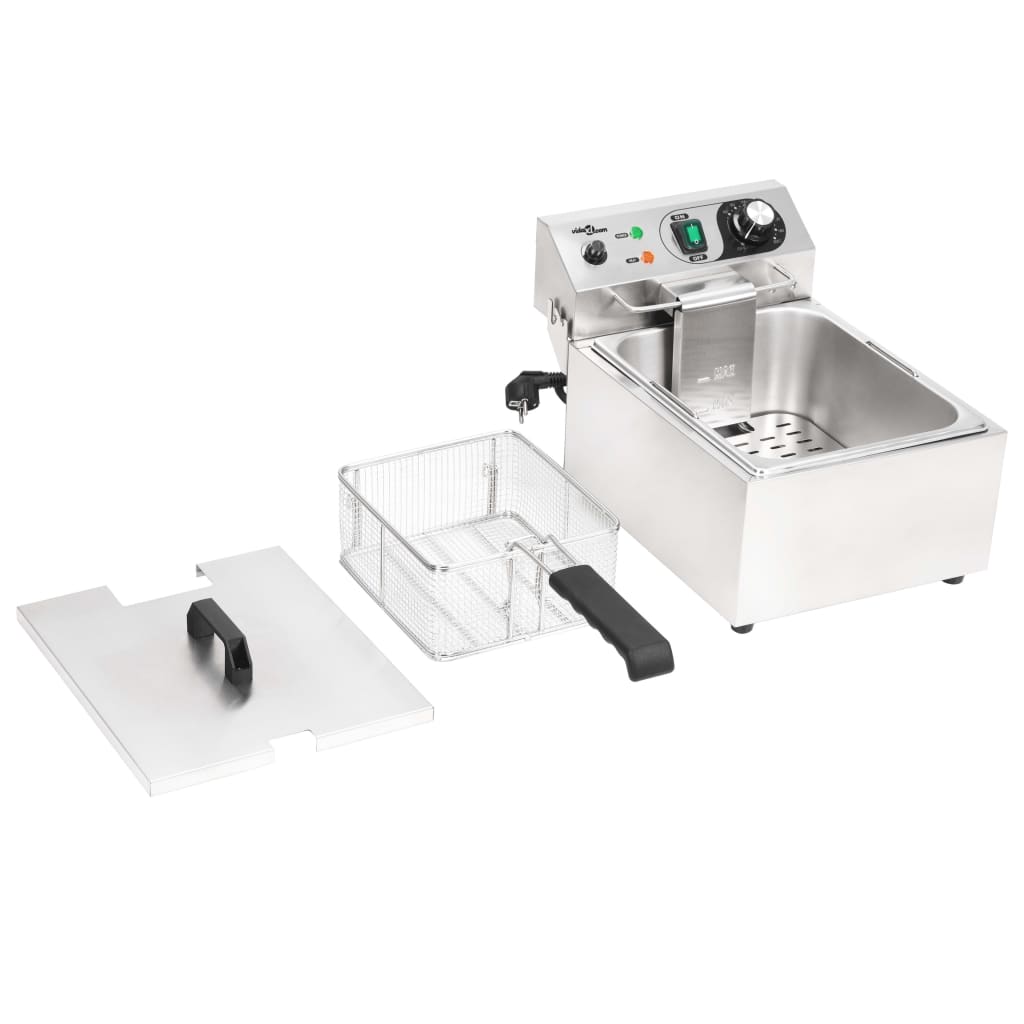 Elektrische Friteuse 3000 W 10 L Roestvrij Staal