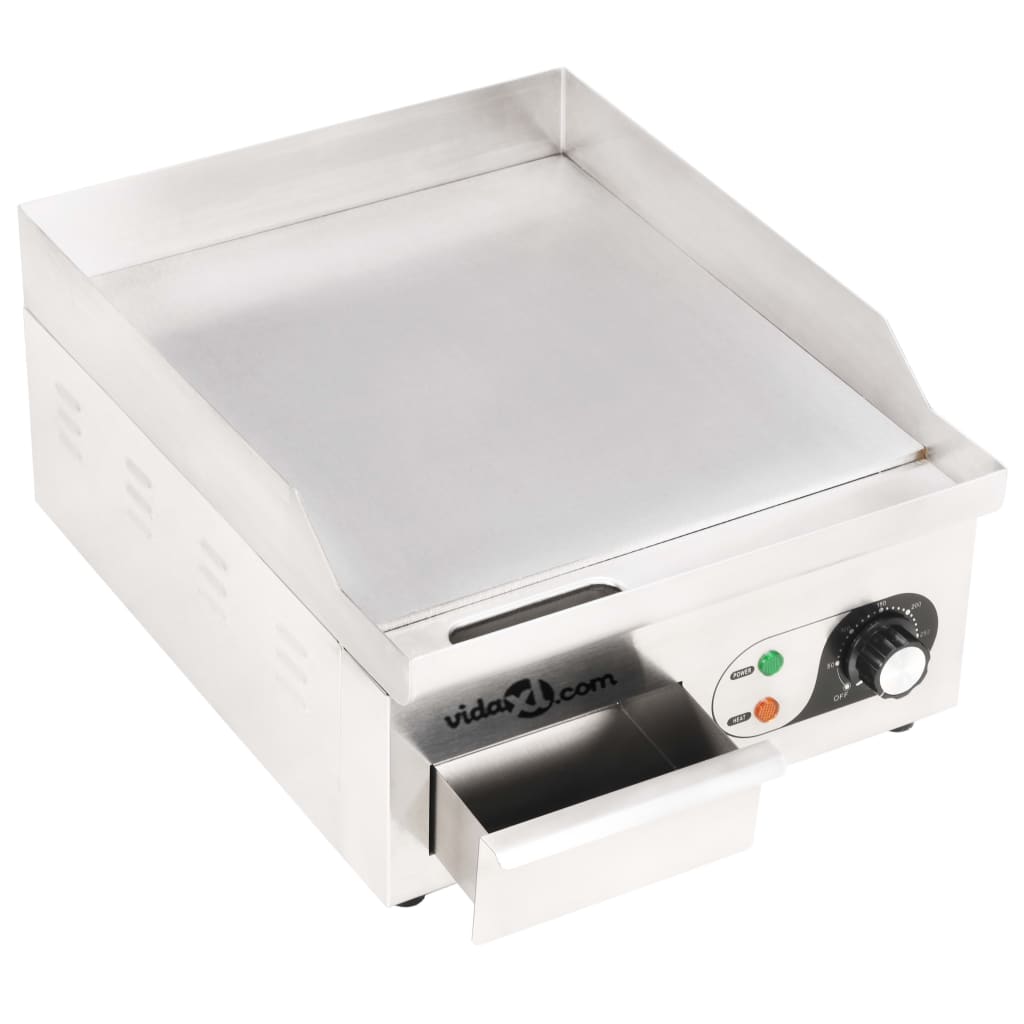 Bakplaat Elektrisch 2000 W 36X47X22 Cm Roestvrij Staal