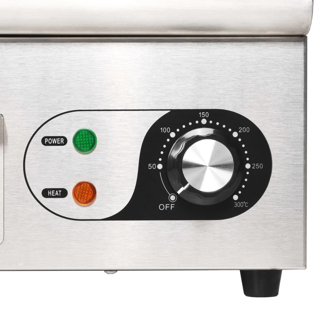 Bakplaat Elektrisch 2000 W 36X47X22 Cm Roestvrij Staal