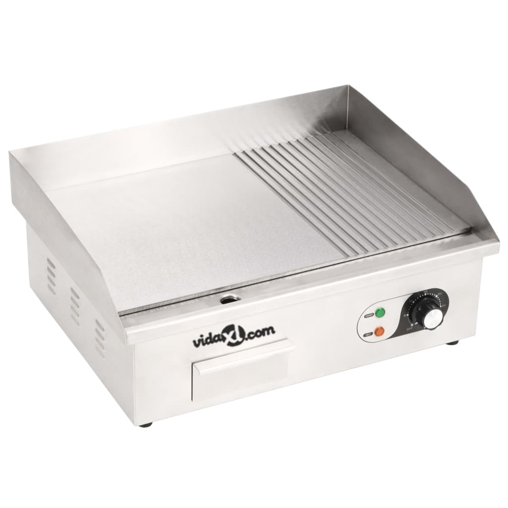 Bakplaat Elektrisch 3000 W 54X41X24 Cm Roestvrij Staal