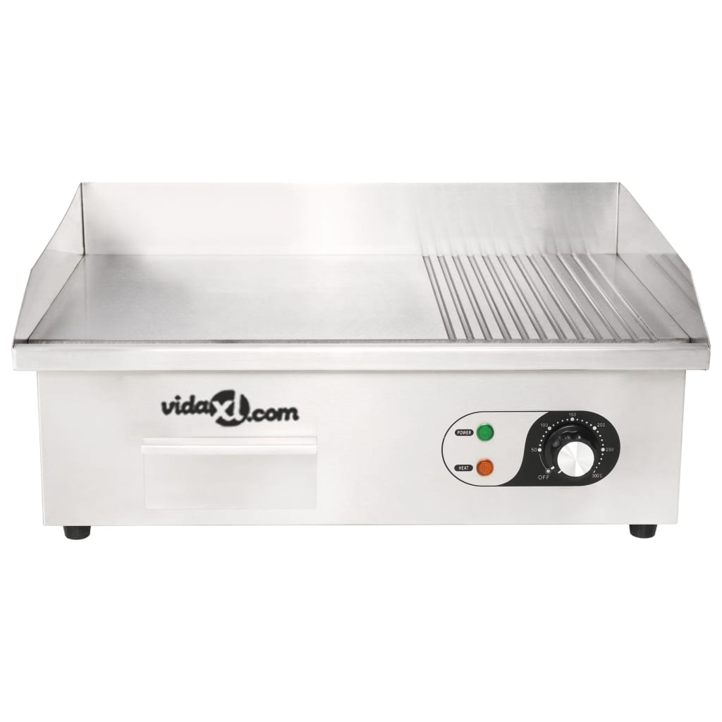 Bakplaat Elektrisch 3000 W 54X41X24 Cm Roestvrij Staal