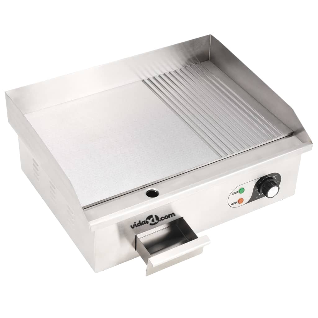 Bakplaat Elektrisch 3000 W 54X41X24 Cm Roestvrij Staal