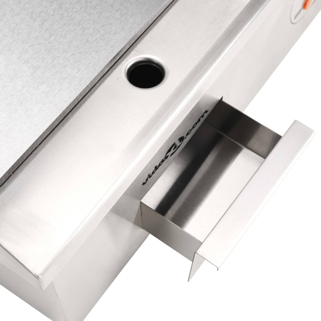 Bakplaat Elektrisch 3000 W 54X41X24 Cm Roestvrij Staal
