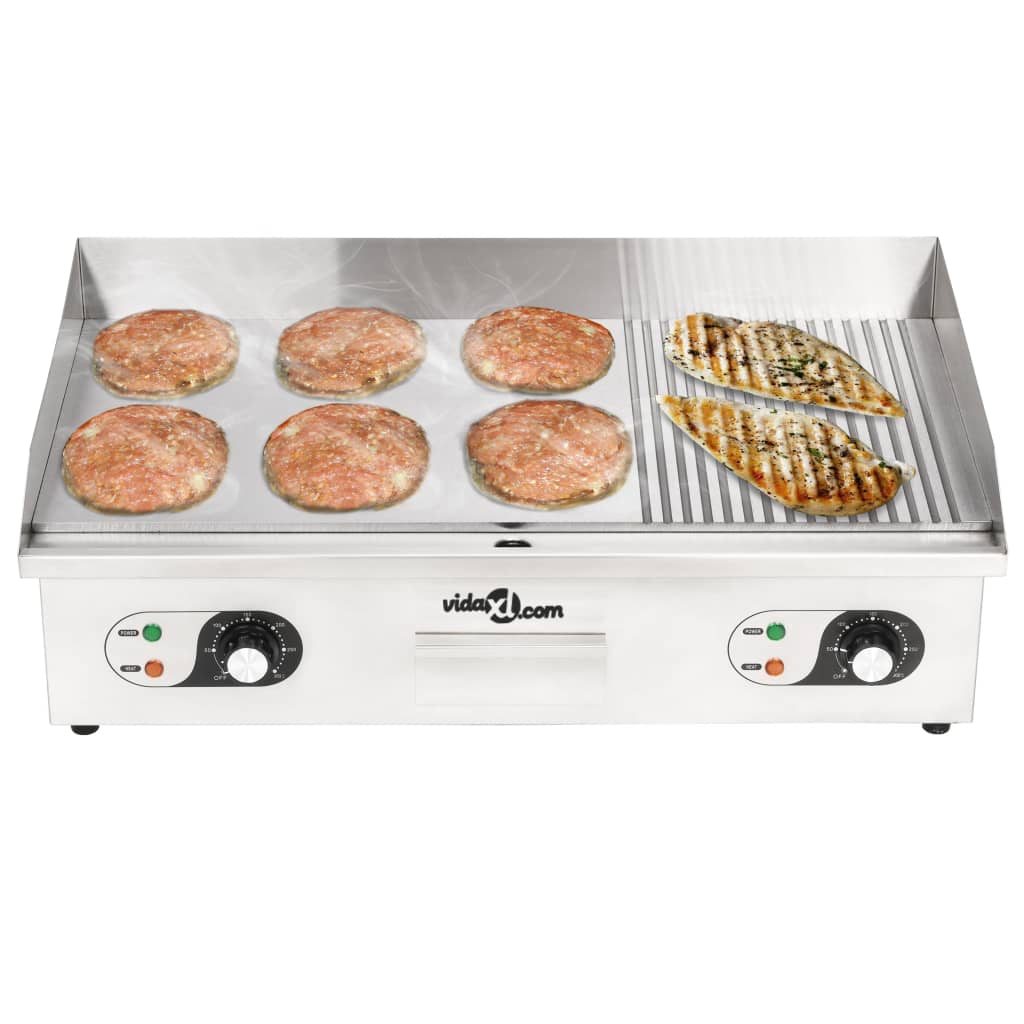 Bakplaat Elektrisch 4400 W 71X43X24 Cm Roestvrij Staal