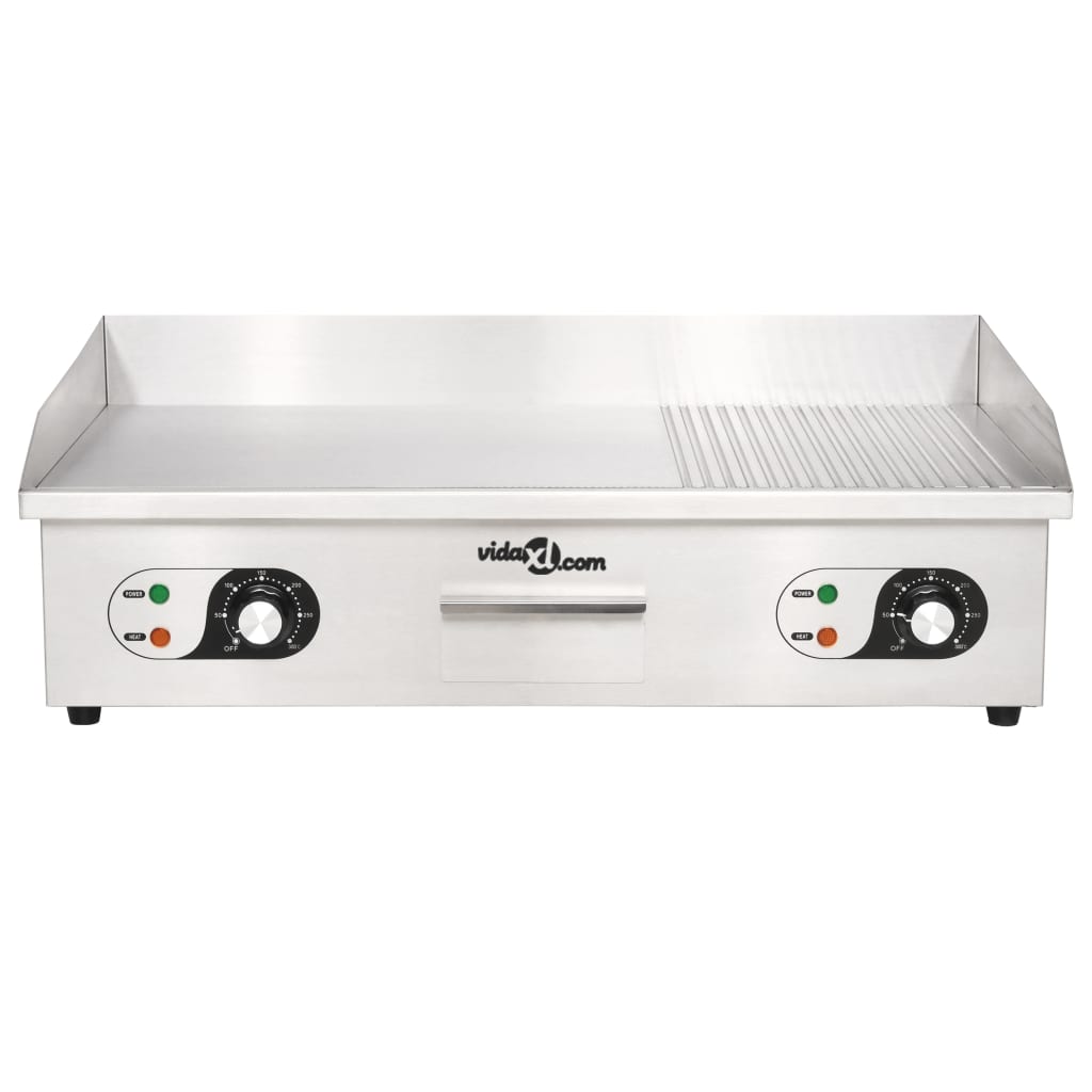 Bakplaat Elektrisch 4400 W 71X43X24 Cm Roestvrij Staal
