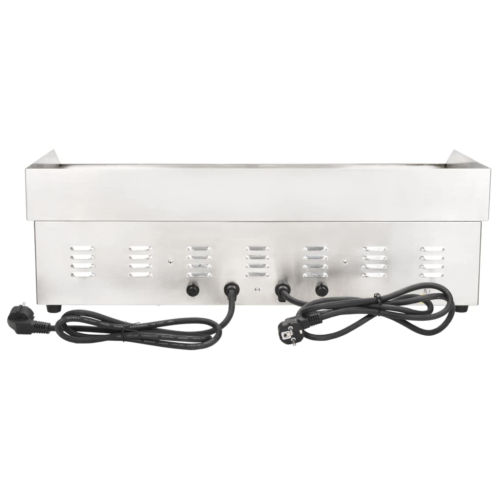 Bakplaat Elektrisch 4400 W 71X43X24 Cm Roestvrij Staal