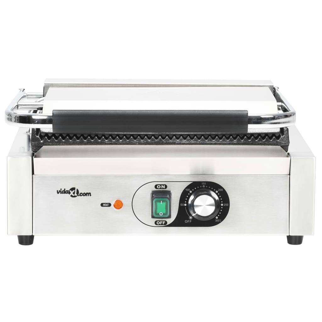 Panini Grill Gegroefd 2200 W 43X30,5X20 Cm