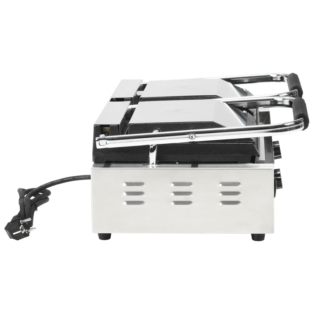 Panini Grill Dubbel Gegroefd 3600 W 57X30,5X20 Cm