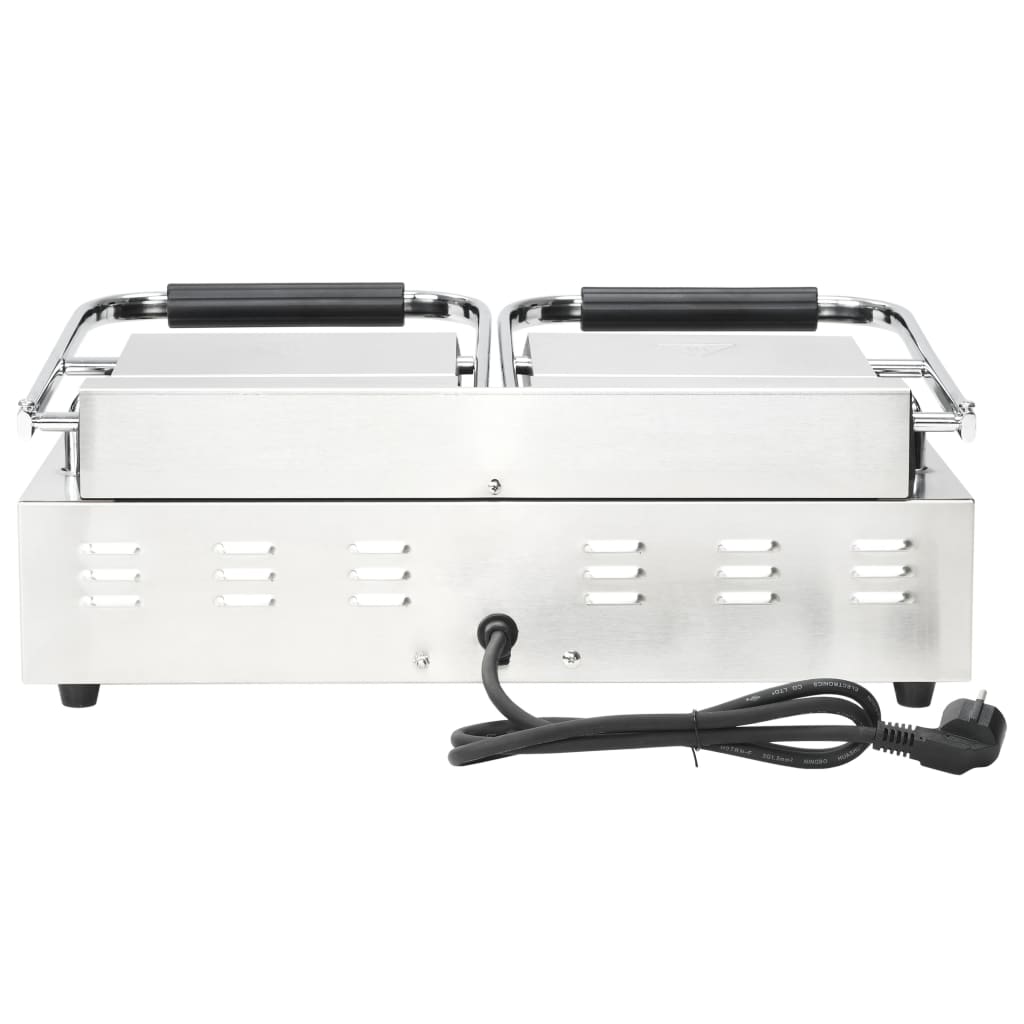 Panini Grill Dubbel Gegroefd 3600 W 57X30,5X20 Cm