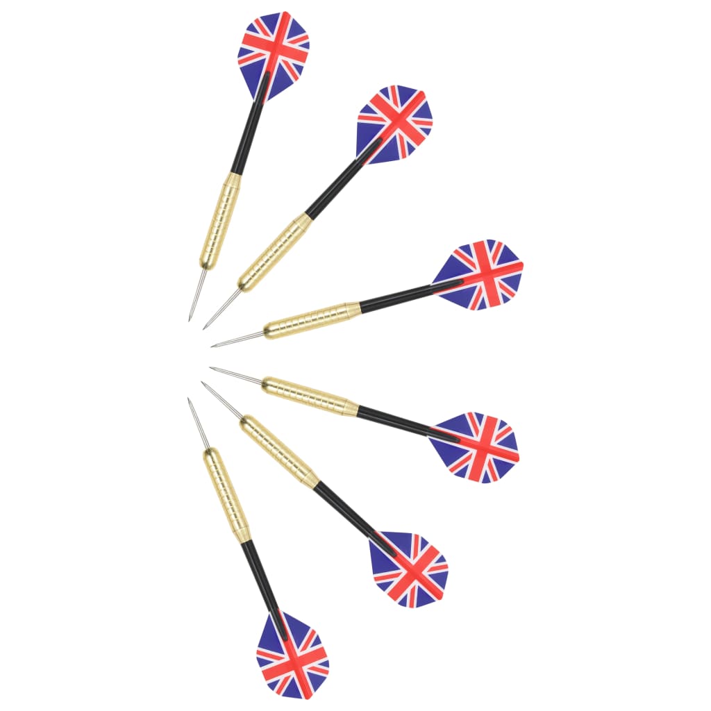 Dartbord Professioneel Met Kast En 6 Darts Sisal