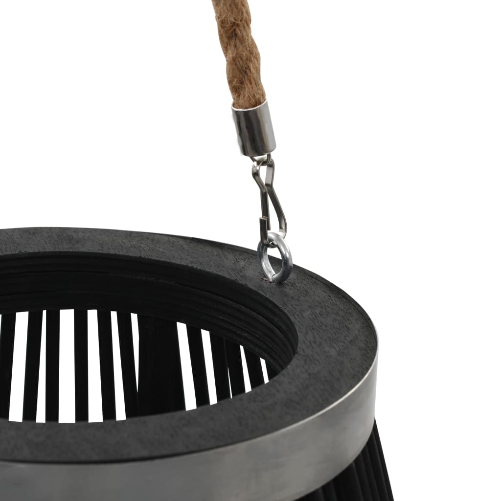 Lantaarnhouder Hangend 95 Cm Bamboe Zwart