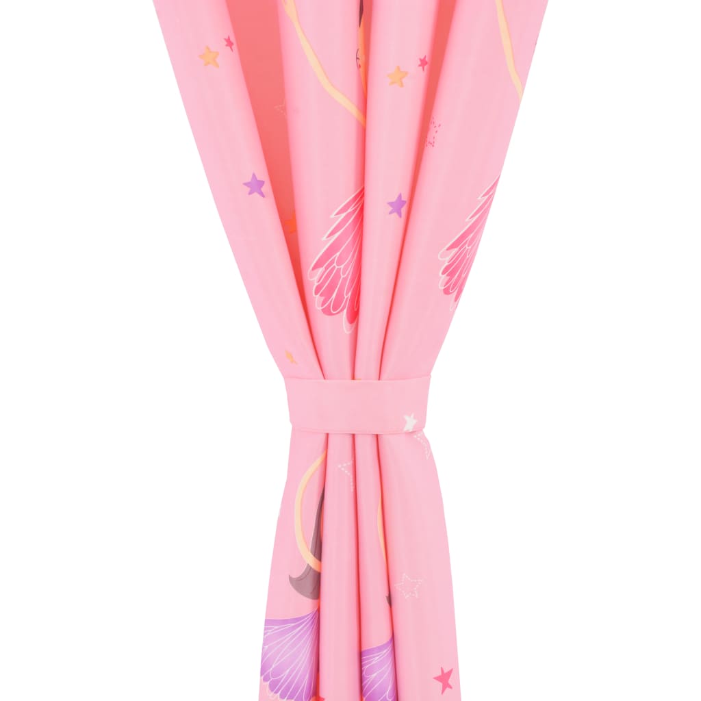 Kindergordijnen Verduisterend 2 St 140X240 Cm Ballerina