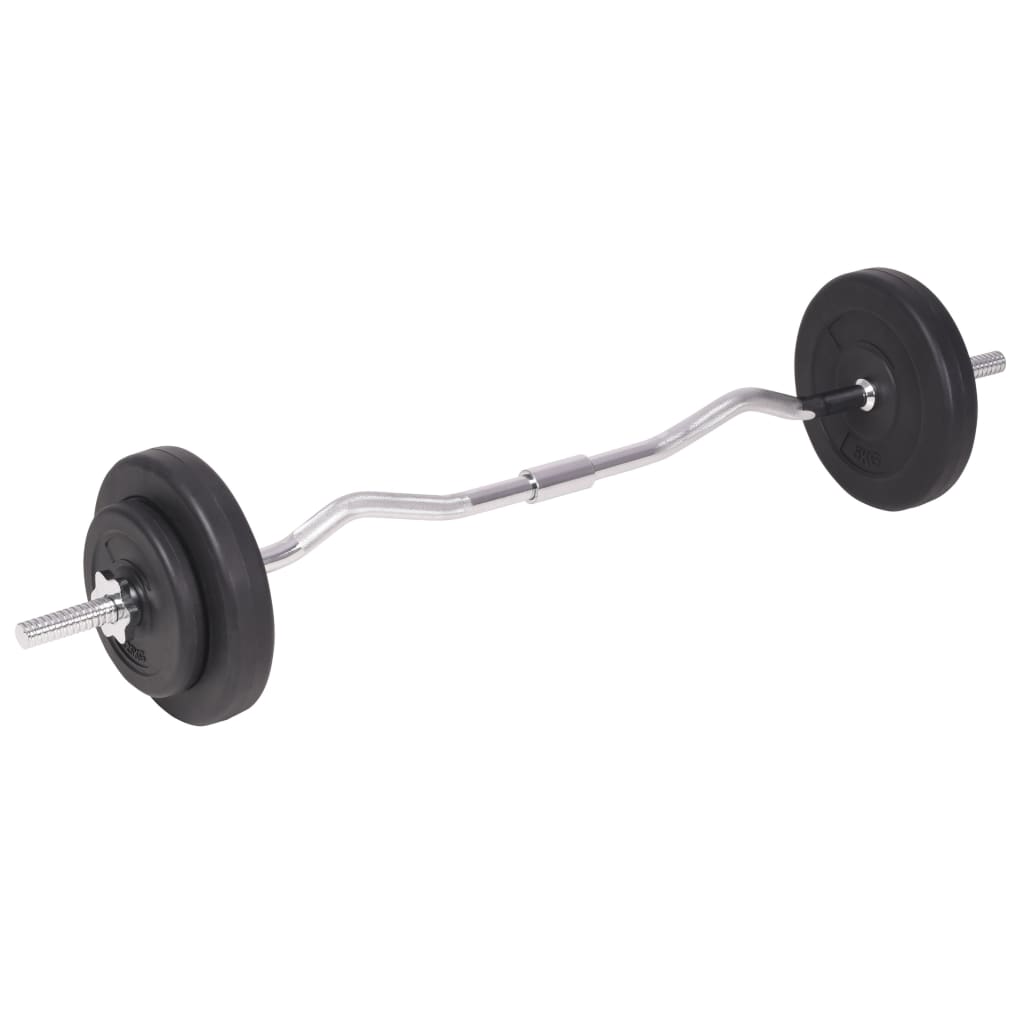 Trainingsbank Met Gewichtenrek En Halterset 90 Kg