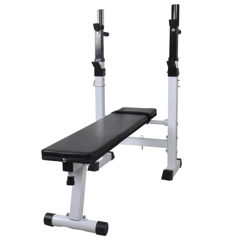 Trainingsbank Met Gewichtenrek En Halterset 90 Kg