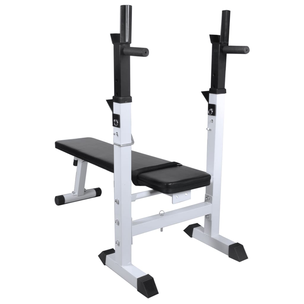 Trainingsbank Met Gewichtenrek En Halterset 90 Kg