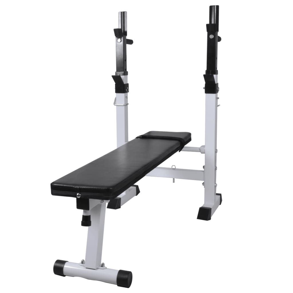 Trainingsbank Met Gewichtenrek En Halterset 120 Kg