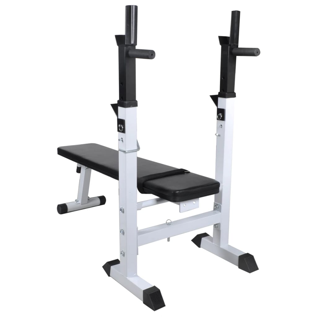 Trainingsbank Met Gewichtenrek En Halterset 120 Kg