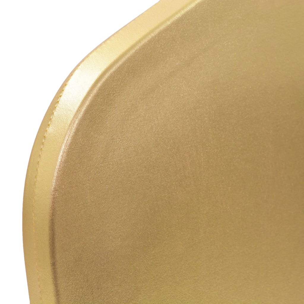 6 St Stoelhoezen Stretch Goud