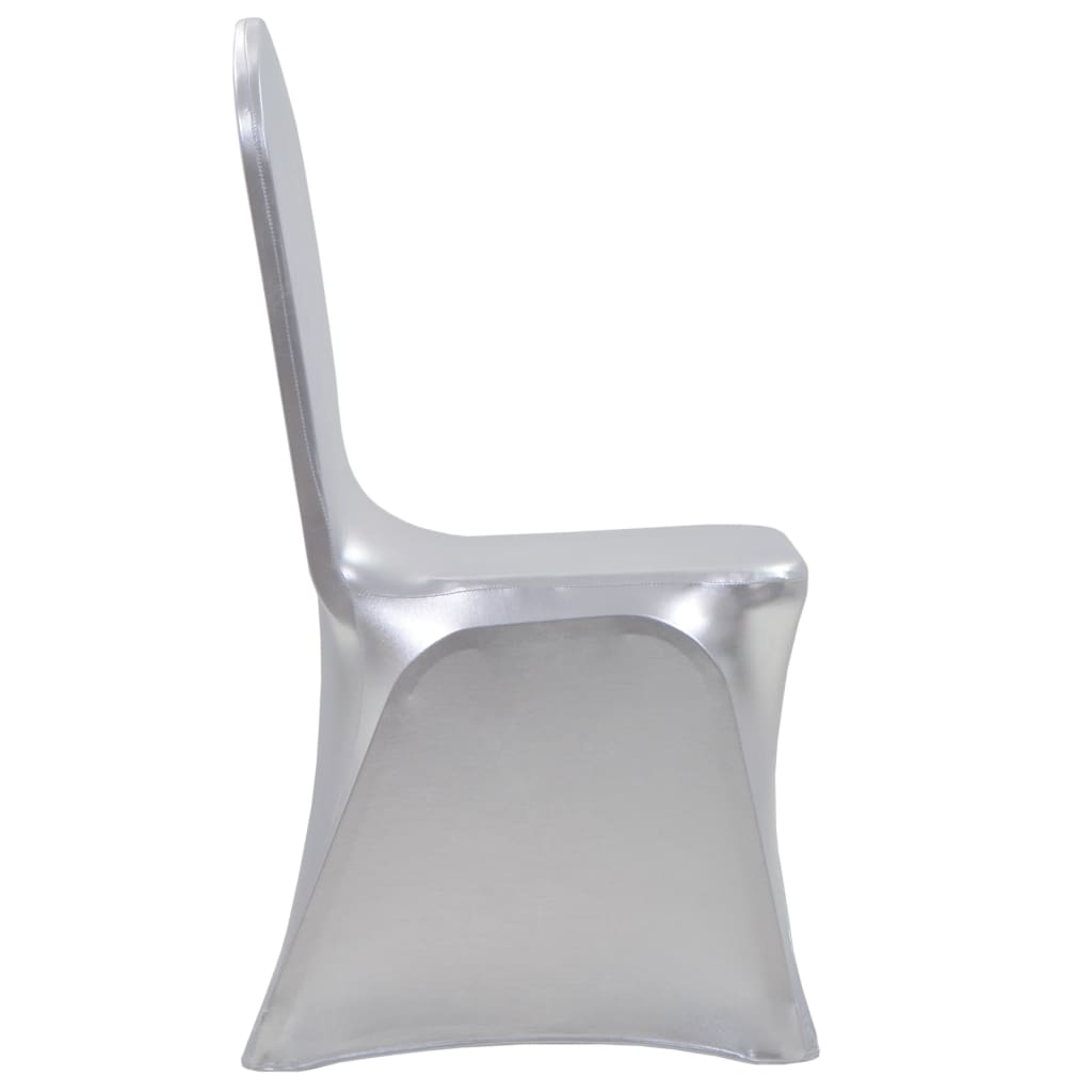 6 St Stoelhoezen Stretch Zilver