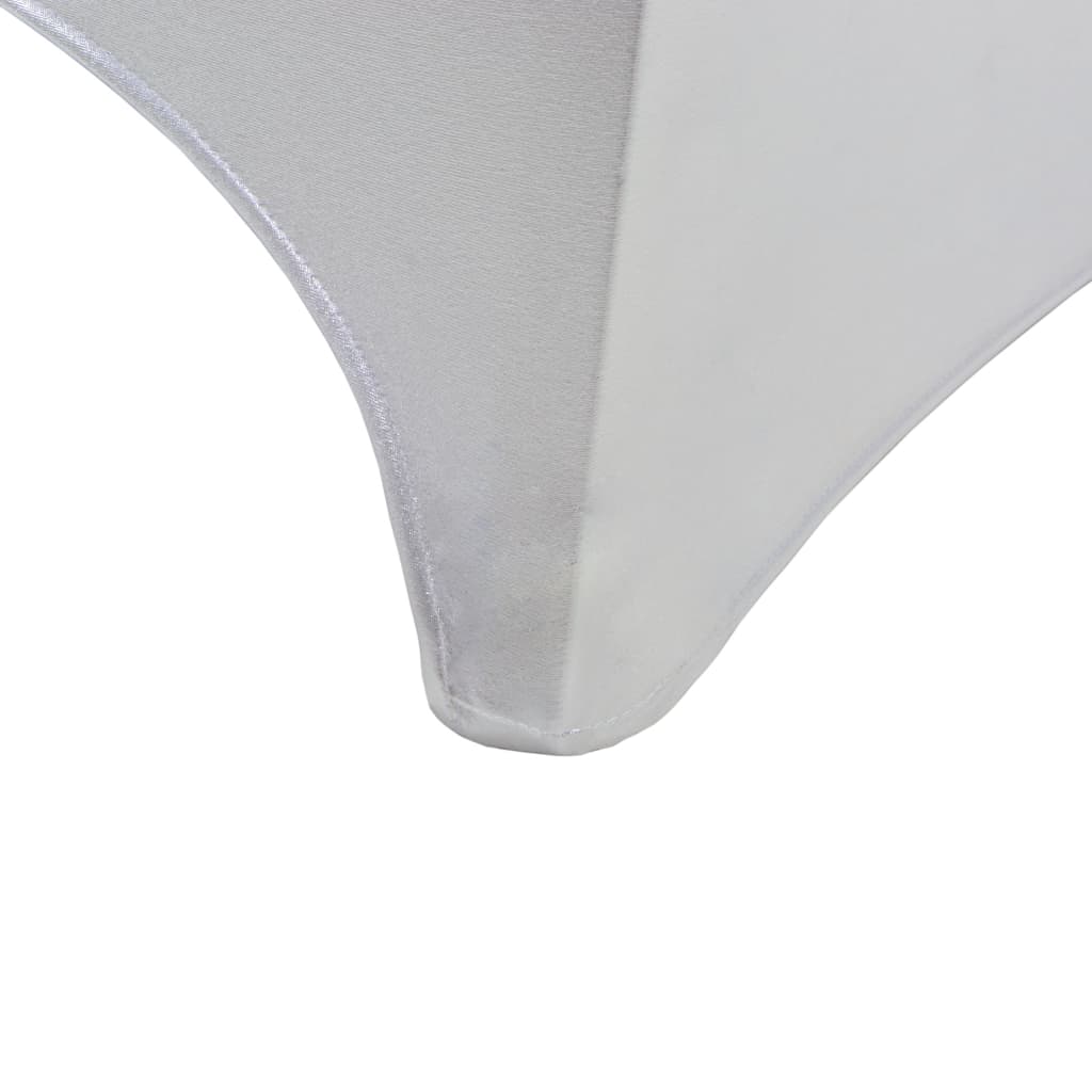 4 St Stoelhoezen Stretch Zilver