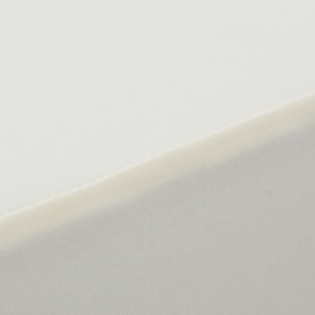 2 St Tafelhoezen Met Rok Stretch 183X76X74 Cm Crème