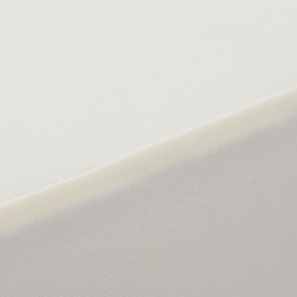 2 St Tafelhoezen Met Rok Stretch 243X76X74 Cm Crème