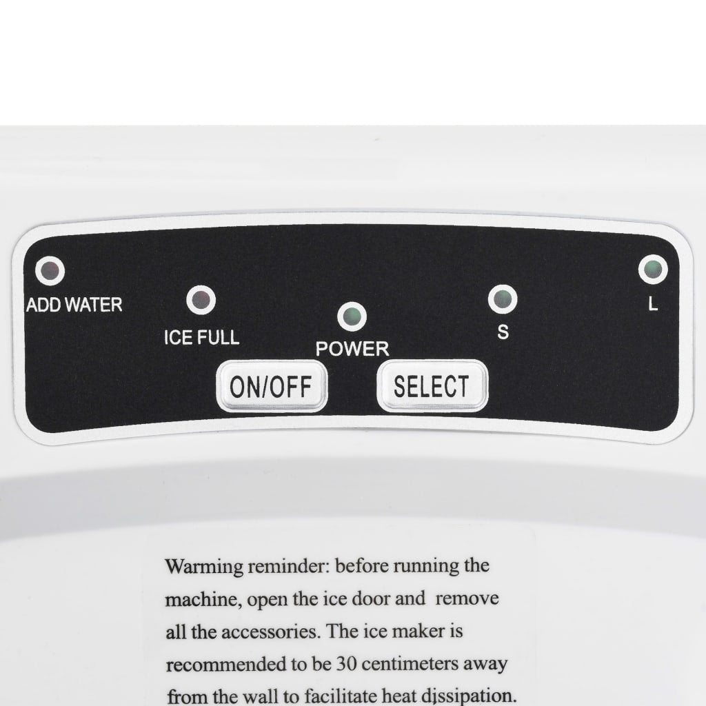 Ijsblokjesmachine 1,4 L 15 Kg/24 U Wit