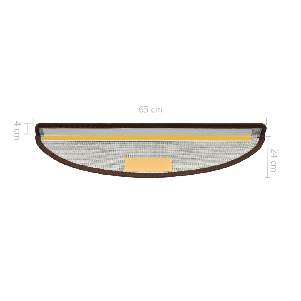 15 St Trapmatten 65X24X4 Cm Koffiebruin