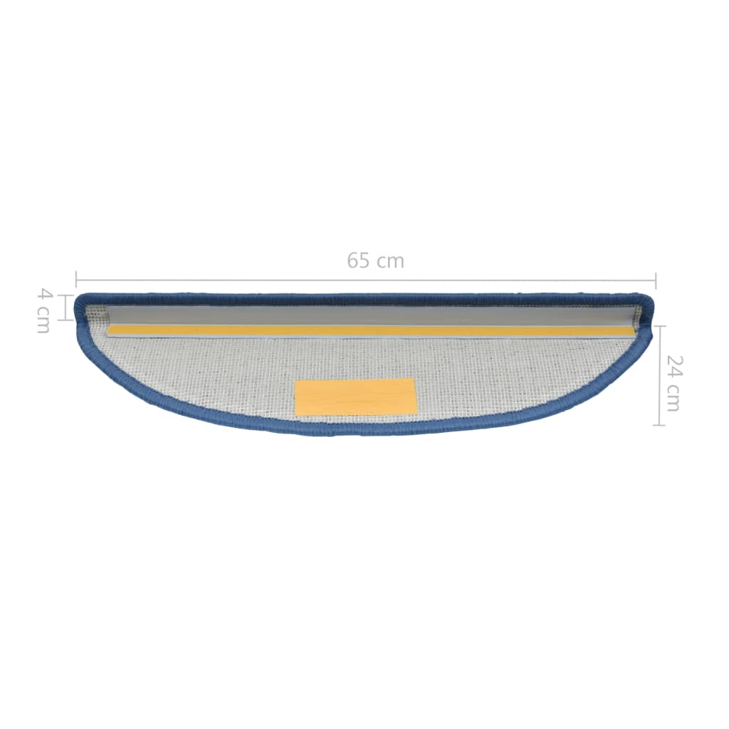 15 St Trapmatten 65X24X4 Cm Blauw