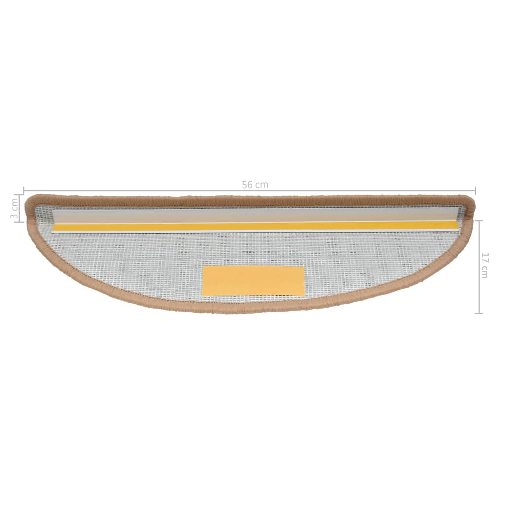 15 St Trapmatten 56X20 Cm Beige