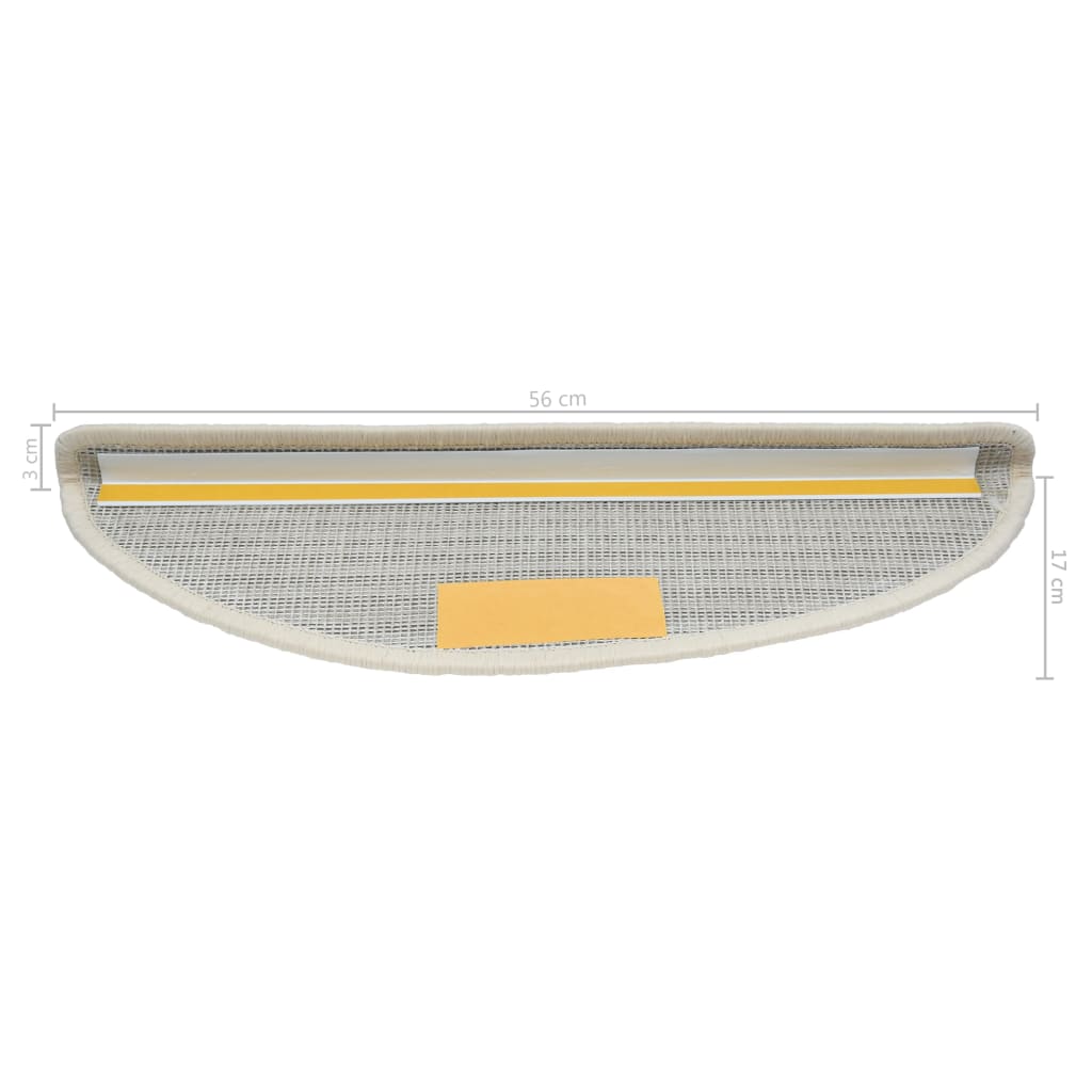 15 St Trapmatten 56X20 Cm Wit