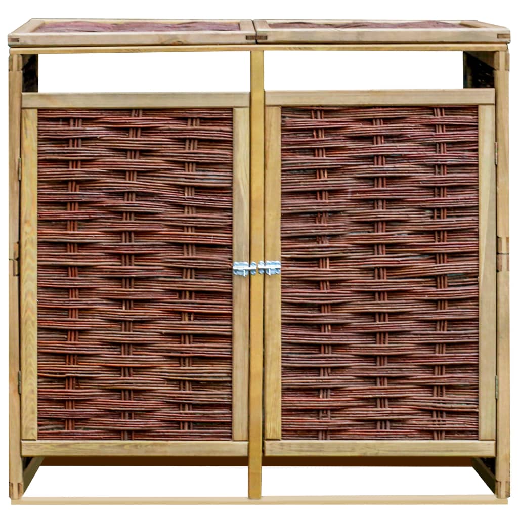 Containerberging Dubbel Grenenhout En Wicker
